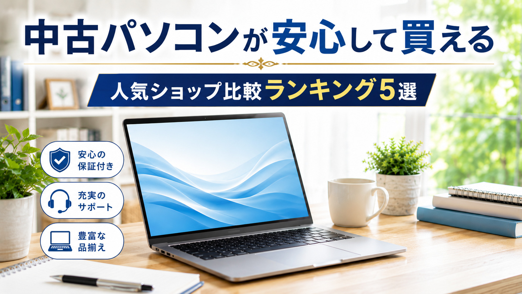 中古パソコンが安心して買える人気ショップ比較ランキング5選