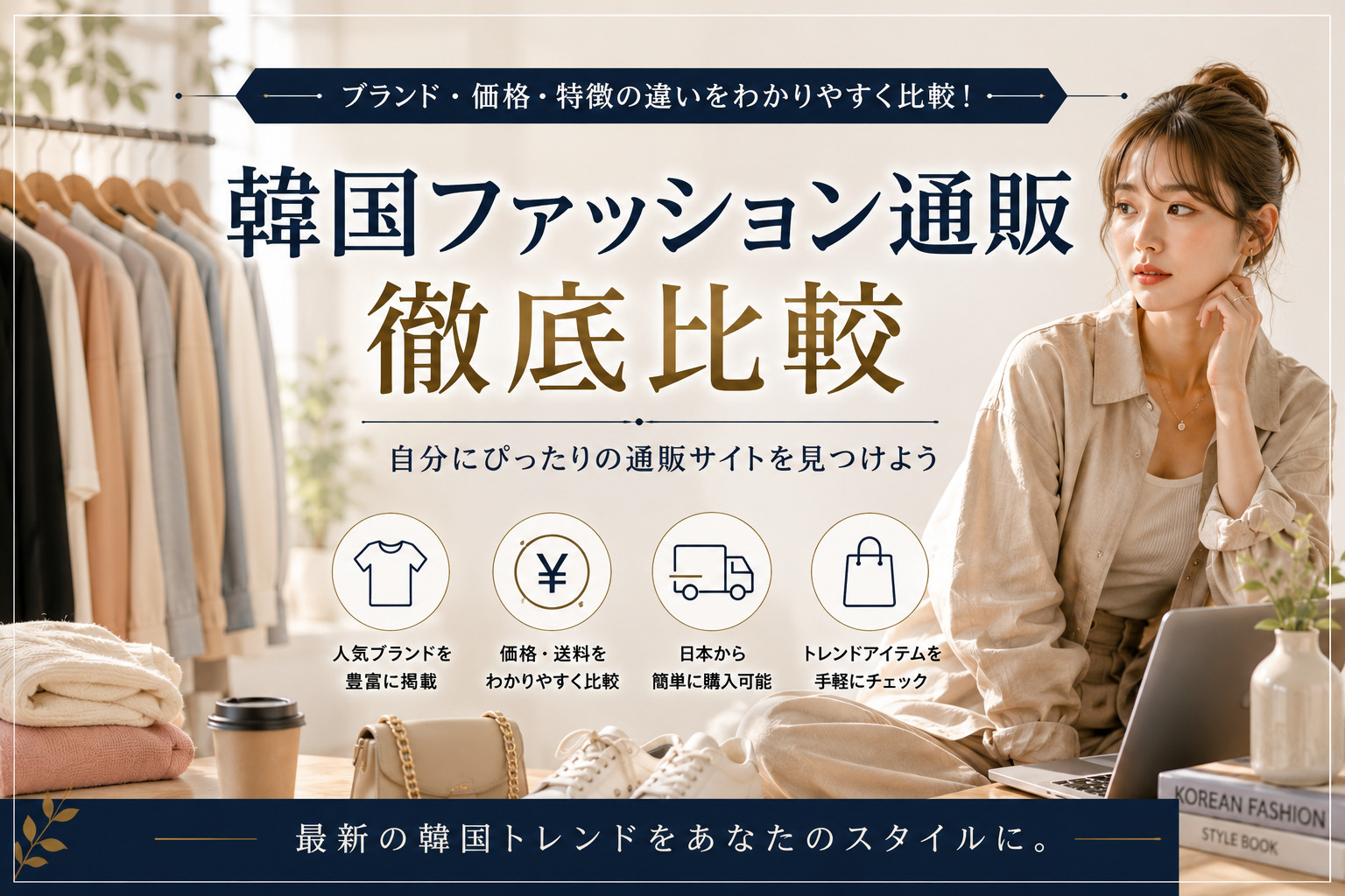MUSINSAと韓国ファッション通販を比較｜ブランド・価格・特徴の違いを紹介