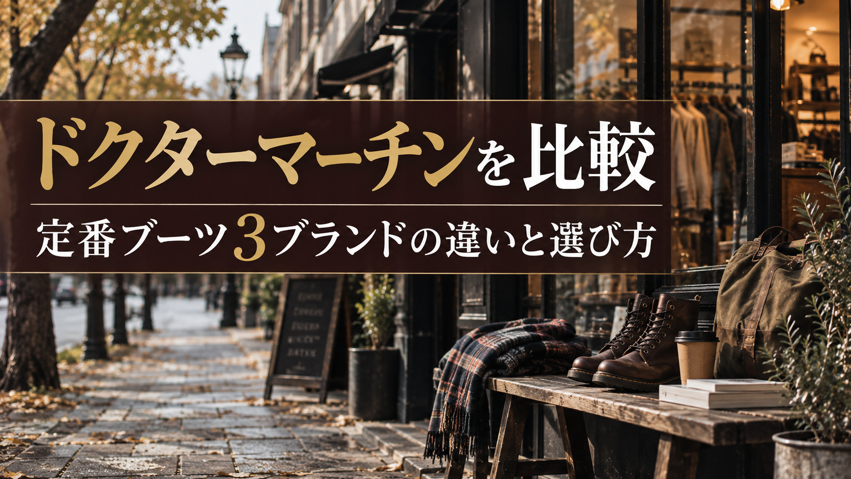 ドクターマーチンを比較!ティンバーランド・レッドウィングとの違いや選び方を解説