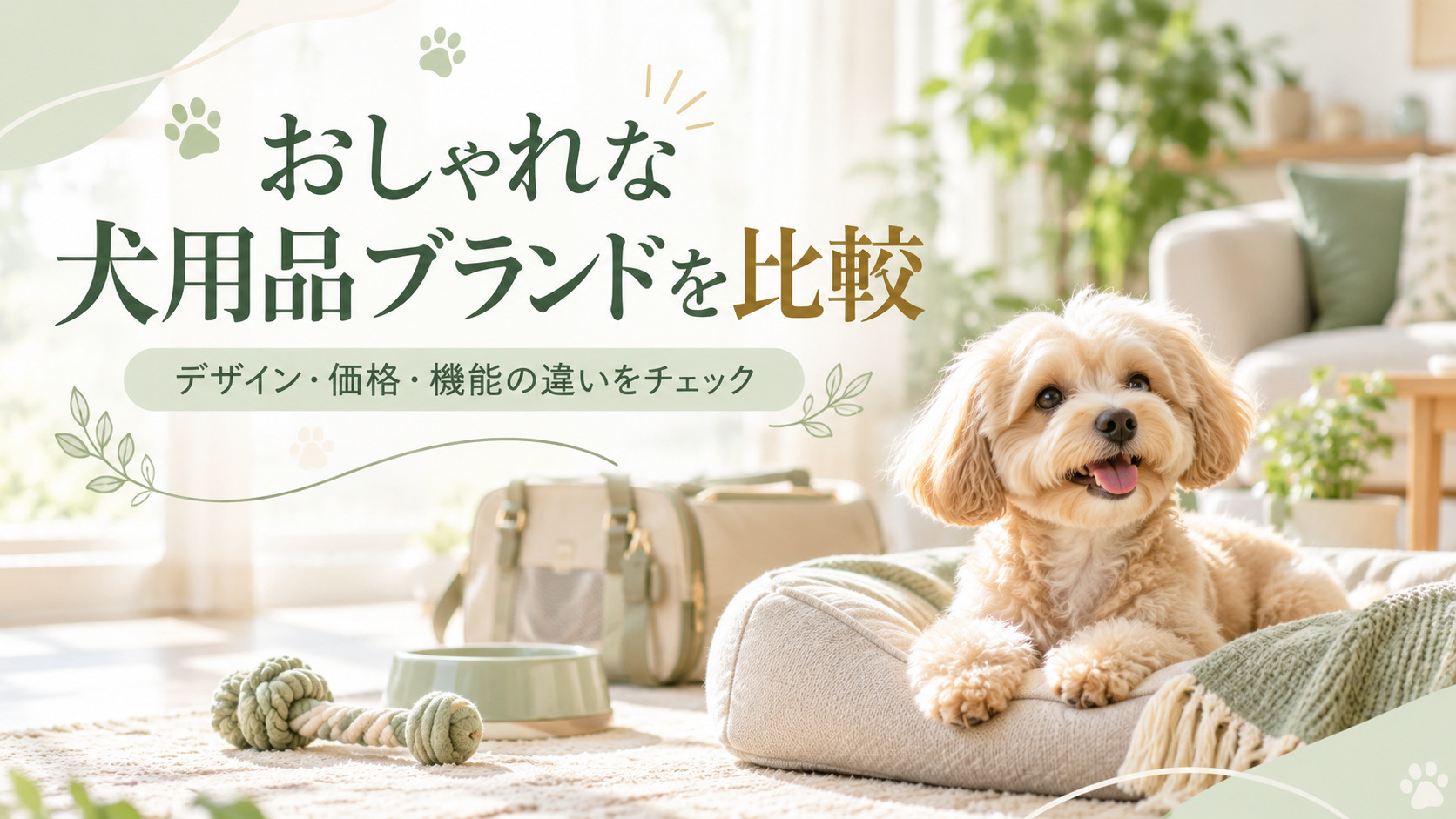 マンダリンブラザーズの魅力とは？犬用品ブランド3社の特徴・価格・デザインを比較